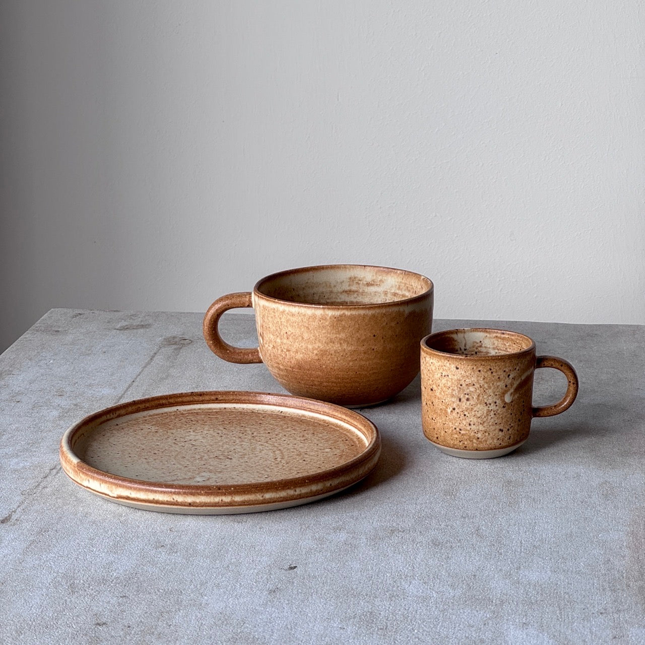 Oda Tallerken Lille - Brun